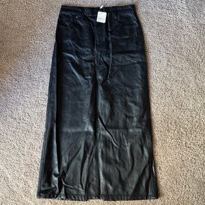 We The Free Black Maxi Skirt